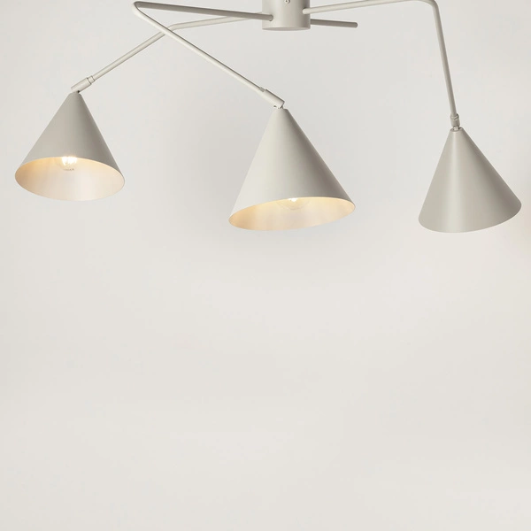 Lampa Sigma GALAXY 3 plafon szary beż 40942