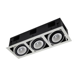 Oprawa wpuszczana Alesso dł. 48,5cm 54W LED barwa ciepła 3000K | biały/czarny