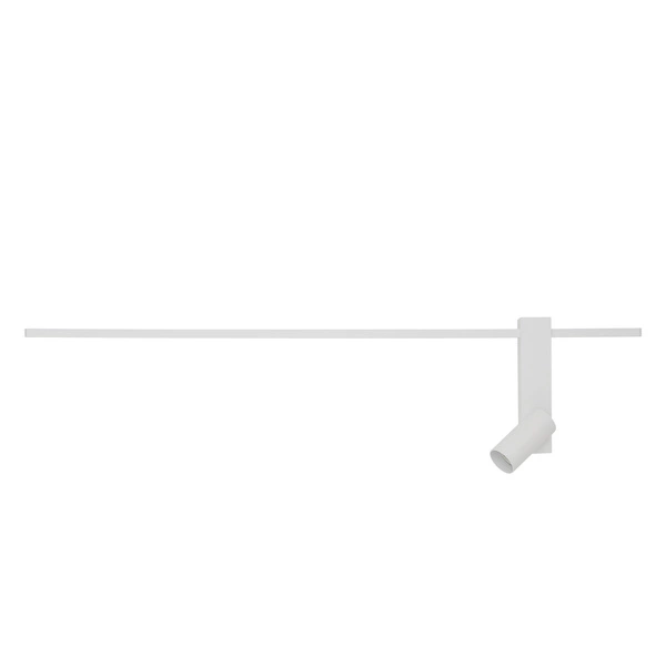 Lampa ścienna EASY LED RIGHT 10W 3000K 450lm CRI>90 + miniGU10 Dług.80cm Wys.18cm | Biały 11580