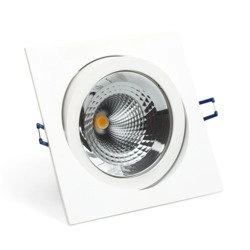 Oprawa wpuszczana PRESCO SQ 6W ciepła 3000K szer. 9,2cm