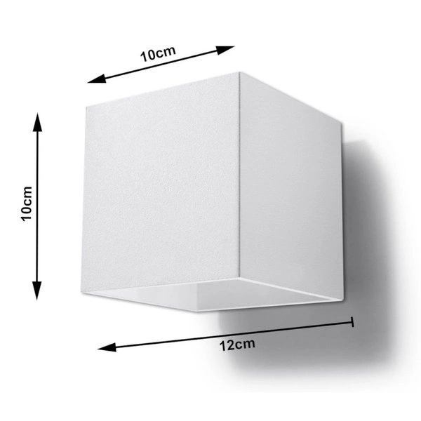 Kinkiet Sollux QUAD 1 Biały 12W LED, SL.0059