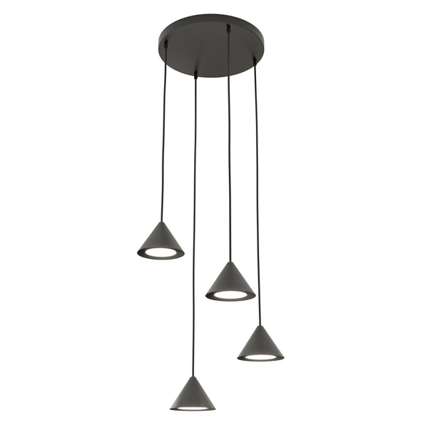 Lampa wisząca Emibig ELIT 4 PREMIUM Czarny 1330/4PREM
