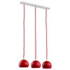 Lampa wisząca listwa WATERFALL czerwona szer. 50cm