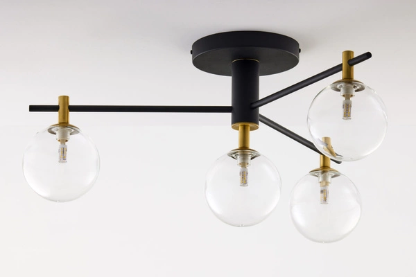 Nowoczesna Lampa sufitowa FIGARO wys. 34cm 4xG9 14W IP20 | Złoty