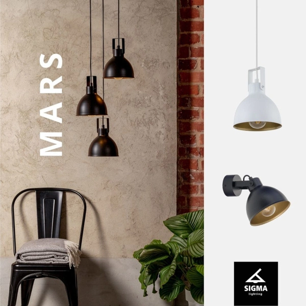 Nowoczesna lampa stołowa MARS biały złoty OP.OŚW. 1PŁ