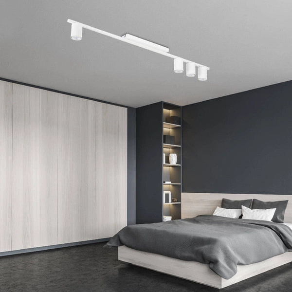 LOGAN WHITE LAMPA SUFITOWA 4 PŁ 4571