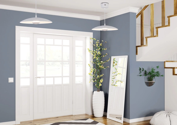 LAMPA WISZĄCA LUND 1 BIAŁY 114x34x34