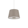 Lampa wisząca TUTOIA E27 wys.135cm szer.46cm | Beż-Silk gray 11682