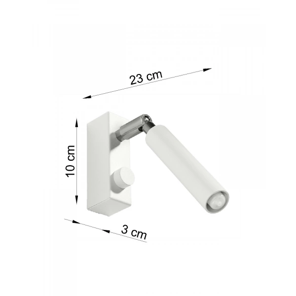 Nowoczesny kinkiet EYETECH 1 SL.0902 biały 1xG9