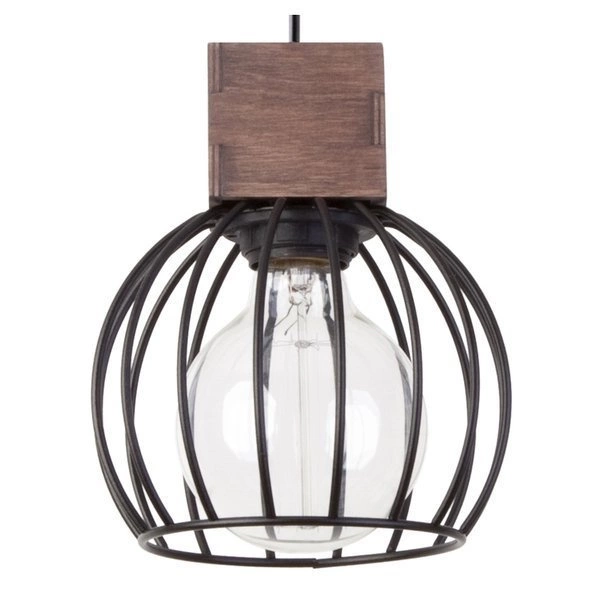 Lampa sufitowa wisząca MILAN 1 ZWIS brązowy 31570