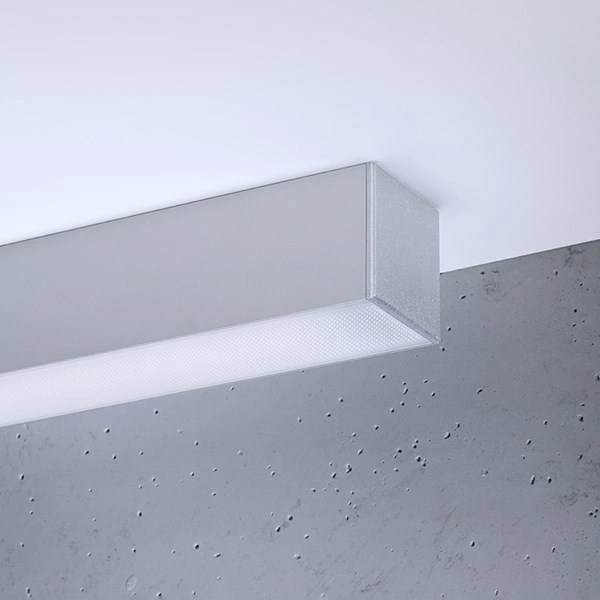 Plafon PINNE, 200 cm, szary, 50W LED, barwa ciepła 3000K, TH.242