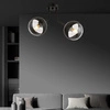 Lampa sufitowa Emibig NOVA 2 Czarny/STRIPE 1139/2