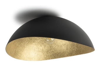Lampa Sigma Solaris L plafon czarny/złoty 40599
