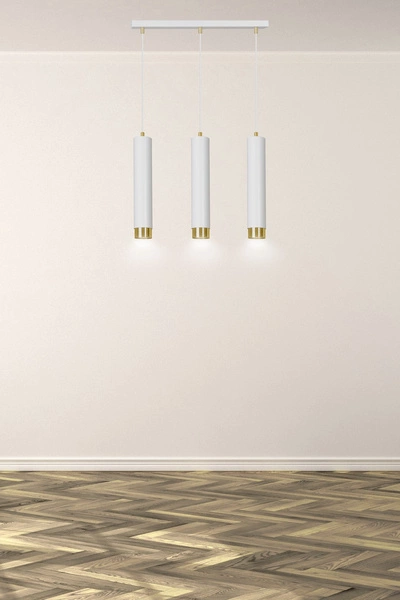 Lampa wisząca Emibig KIBO 3 WH/GOLD 642/3