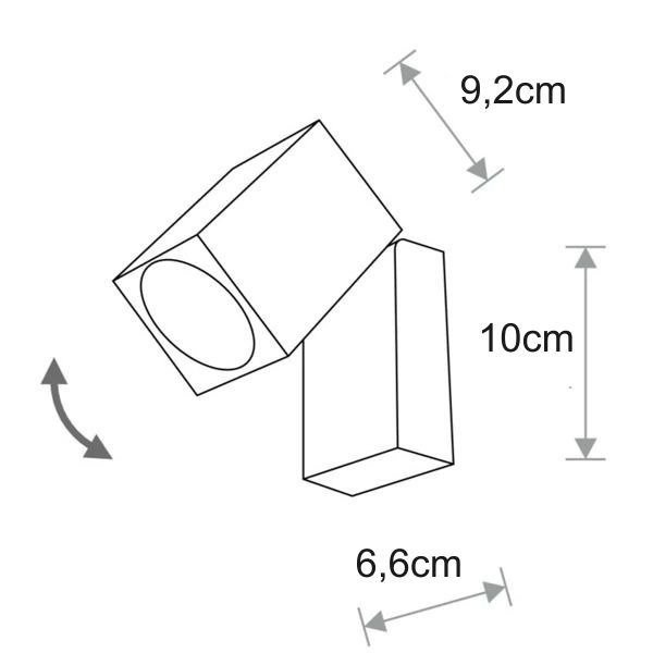Kinkiet elewacyjny regulowany Mini 5005 DG