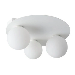 Nowoczesny plafon do biura i domu ARGON 3x G9 12W szer. 40cm | biały