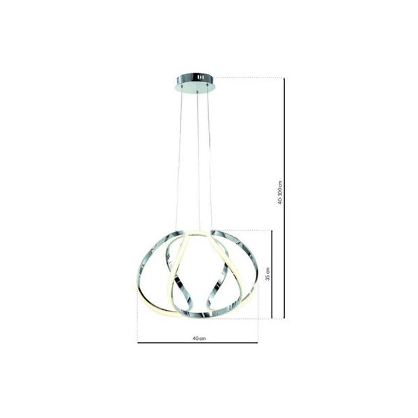LAMPA WISZĄCA GLOBE 50W LED ML3808