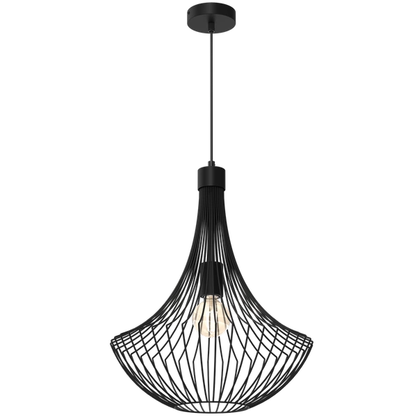 Lampa wisząca CESTA, MLP8670, czarna, 1x60W E27