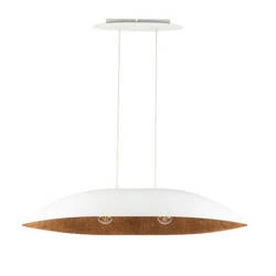 Stylowa lampa wisząca GONDOLA M 40633 2xE27 | czarny złoty