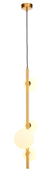 Nowoczesna Lampa wisząca TAIDA wys. 130cm 4xG9 14W IP20 | Złoty