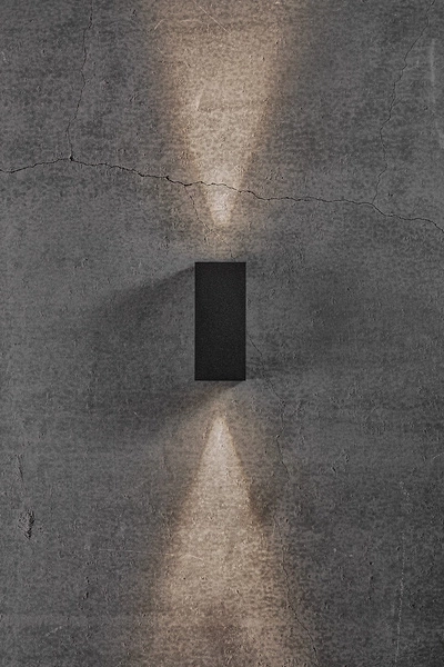 Kinkiet ASBOL LED 3000K Biała ciepła Aluminium | Czarny