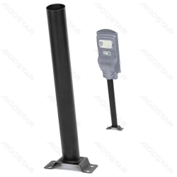 Dedykowany słupek uchwyt do lamp ulicznych DOB SLIM | szary