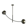 Lampa sufitowa Emibig HUNTER 2 Czarny/STRIPE 1101/2