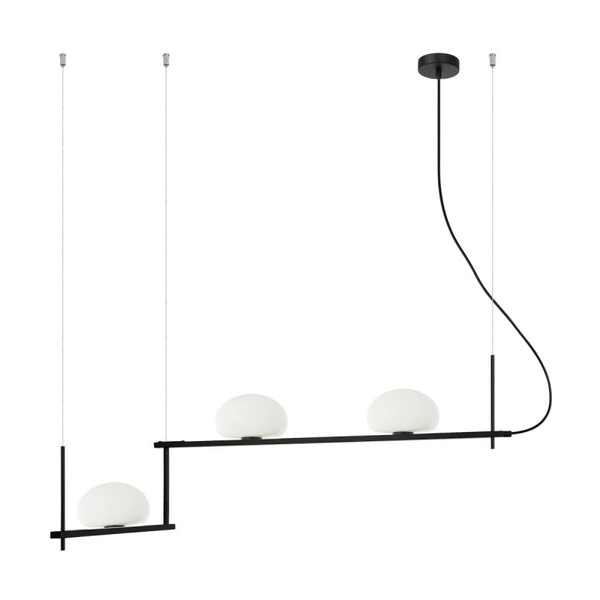 Lampa wisząca Italux Kernio PND-357783-BK+W