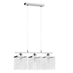 Lampa kryształowa zwis nad stół MOSS szer. 48,5cm