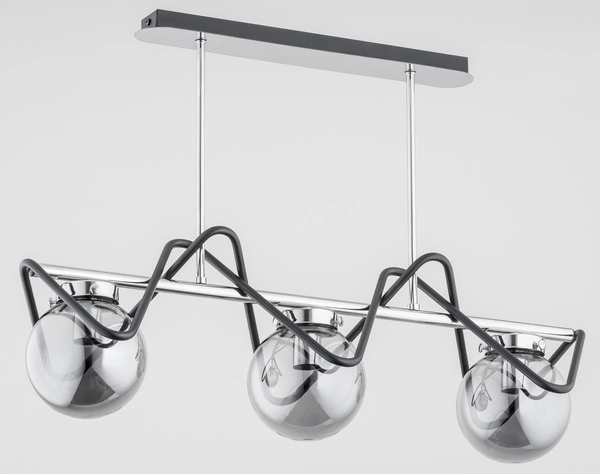 Lampa wisząca ALFA SAGITO PONTE CHROM 3xE14 75cm | 62100