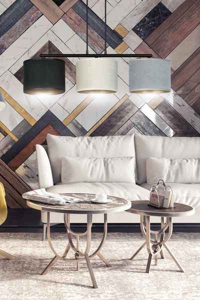 Lampa wisząca Emibig HILDE 3 BL MIX 1055/3