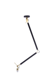 Azzardo ZYTA S PENDANT LAMPBODY BK/GO 4189