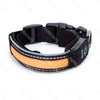 Świecąca obroża typ.B LED dla psa USB dł. 41-51cm | pomarańczowy