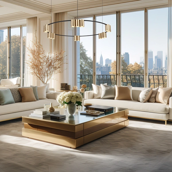 Lampa wisząca GENESIS BLACK GOLD 15xGU10 | Czarny złoty