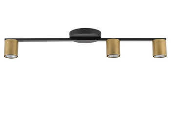 Lampa Sigma SKY 3 czarno złoty plafon/spot 33435