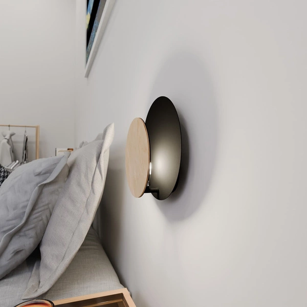 Kinkiet Emibig CIRCLE 1A Czarny 970/2