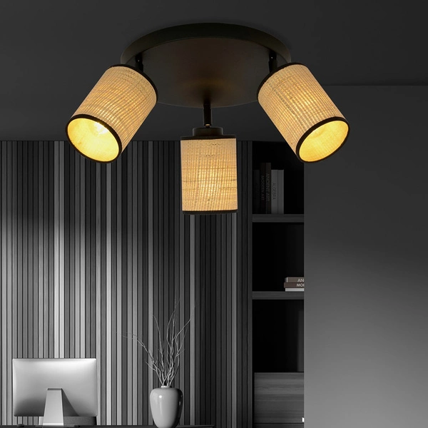 Lampa sufitowa Emibig YOGA 3 PREMIUM Czarny 1151/3PREM