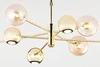 Nowoczesny Żyrandol MOKA wys. 47-69cm 4xG9 4xGU10
14W IP20 | Złoty