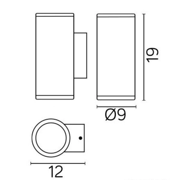 Natynkowa tuba zewnętrzna Adela Midi M1457 DG | ciemny popiel