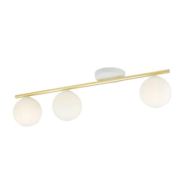 Lampa sufitowa Emibig MONZA 3 WH OPAL 1253/3