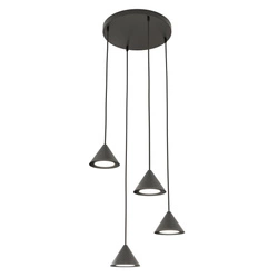 Lampa wisząca Emibig ELIT 4 PREMIUM Czarny 1330/4PREM