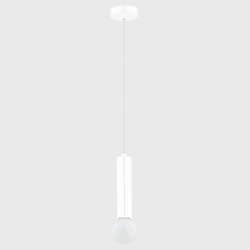 Lampa wisząca ALFA JAZZ BIAŁA 1xE27 10cm | 60914