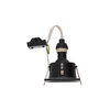 Oprawa wpuszczana oczko GU10 DELTA BLACK IP54 | czarny 8370