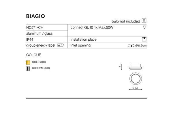 Azzardo BIAGIO GOLD 1493