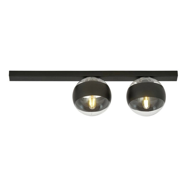 Lampa sufitowa Emibig FIT 2 Czarny/STRIPE 1123/2