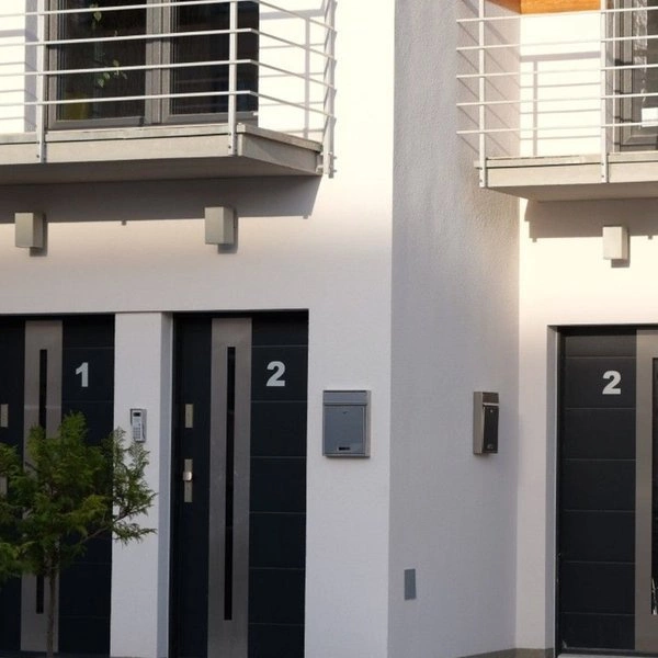 Kinkiet aluminiowy kwadratowy na elewację E27 ADELA 8002 AL | srebrny