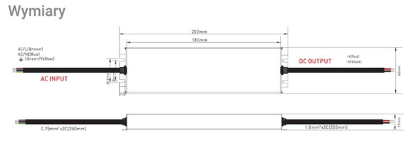 Zasilacz hermetyczny stałonapięciowy MPF IP67 24V 100W