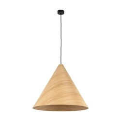 Lampa sufitowa, wisząca SOLIS WOOD dług.210cm szer.61cm E27 | DĄB JASNY 10597