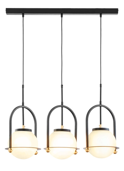 Loftowa Lampa wisząca ROSSO wys. 93cm 3xE27 15W IP20 | Czarny