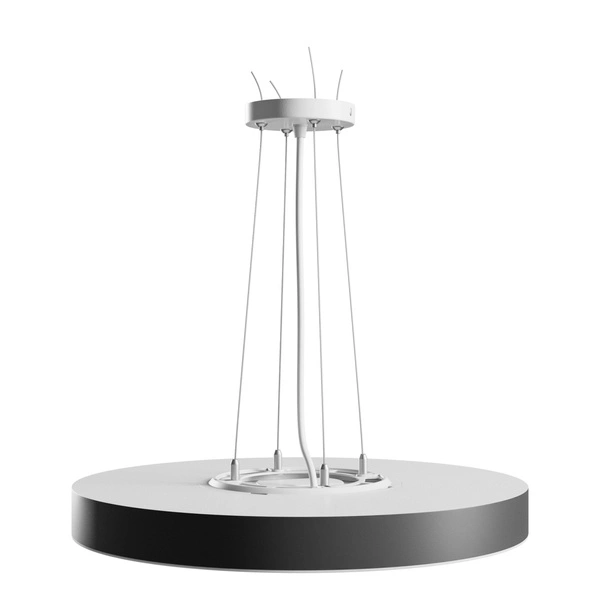 NYMPHEA OPTIMA BLACK 36W CCT 230V 120ST IP20 FI400X50MM BIAŁY CZARNY OKRĄGŁA